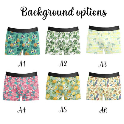 Personalized Underwear for Men, Custom Boxers with Picture, Underwear with Photo, Personalized Boxers, Face Boxer, Gifts for Boyfriend