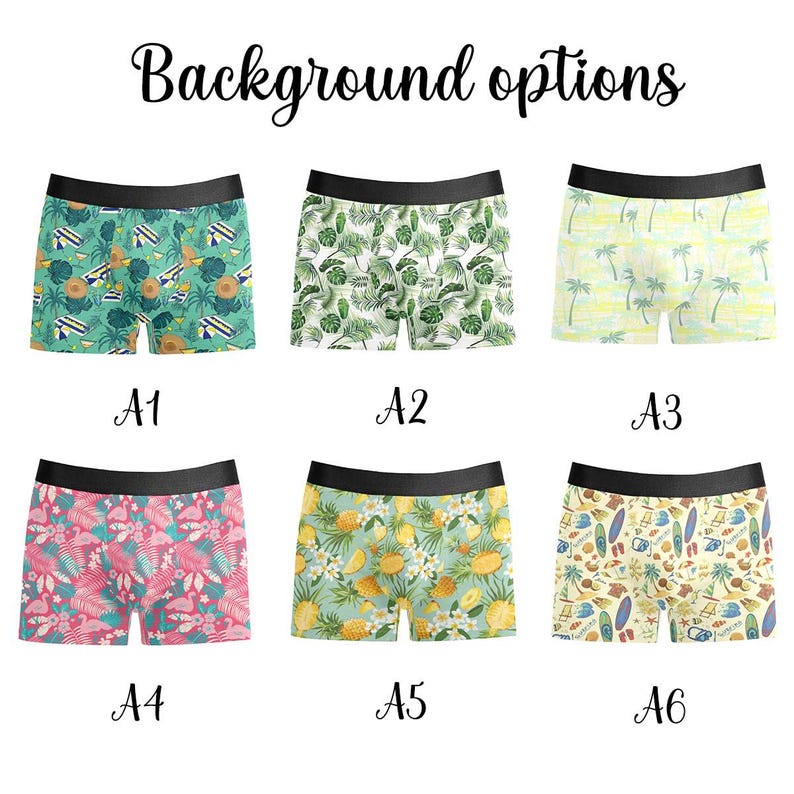 Personalized Underwear for Men, Custom Boxers with Picture, Underwear with Photo, Personalized Boxers, Face Boxer, Gifts for Boyfriend