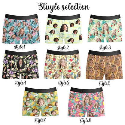 Personalized Underwear for Men, Custom Boxers with Picture, Underwear with Photo, Personalized Boxers, Face Boxer, Gifts for Boyfriend