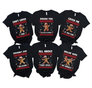 Gingerbread Christmas matching shirts, Holiday Matching Pajamas, Matching Christmas Pjs, Funny Xmas Shirts, Family Christmas Shirts