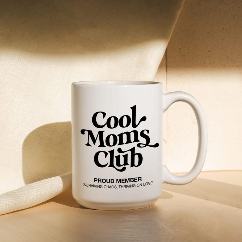 New Mom Mug For Mom, Funny Mom Gift For Mom Friend, Cool Moms Club Mug, New Parent Gift For New Mom Gift, Expecting Mom Gift Baby Shower