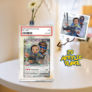 Fathers Day Gift for Dad | Personalized Pokedad Card | Anime Gift for Husband | Gamer Dad Gift from Kids | Card for Him, Gifts From Kids