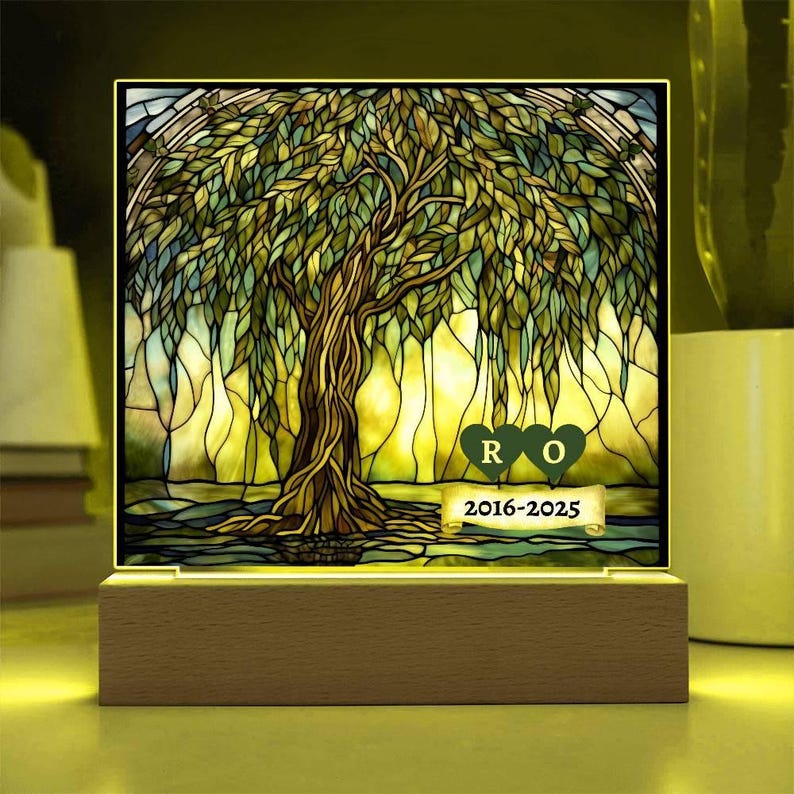 9 years anniversary gifts, Personalized Wedding anniversary gifts, 9th Anniversary Gift for Him or Her