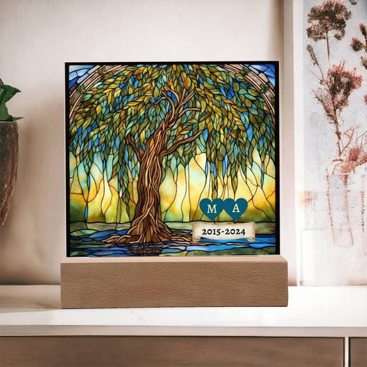 9 years anniversary gifts, Personalized Wedding anniversary gifts, 9th Anniversary Gift for Him or Her