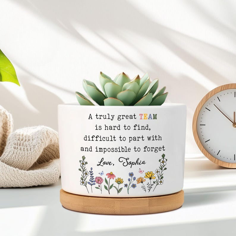 A Truly Great Team Is Hard To Find, Coworker Appreciation Plant Pot, Team Gift, Team Thank You, Employee Appreciation, Coworker, Boss Gifts