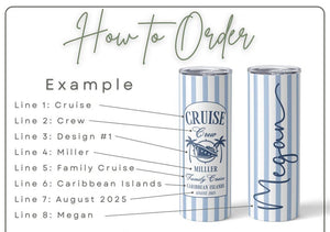 Custom Cruise Tumblers, Matching Cruise Tumblers Cruise Vacation Travel Cups Family Cruise Matching Tumblers for Cruise Cups Personalized