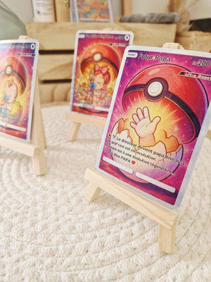Pokemon inspiration card Pregnancy announcement Dad, You're going to become Uncle, Aunt, Grandpa, Grandma, baby announcement card, Do you want to be my Godfather
