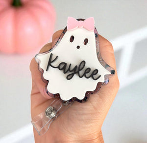 Halloween Badge Reel | Ghost Badge Reel | Fall Badge Reel | Teacher Badge Reel | Nurse Badge Reel | Cute Halloween Badge Reel Gift