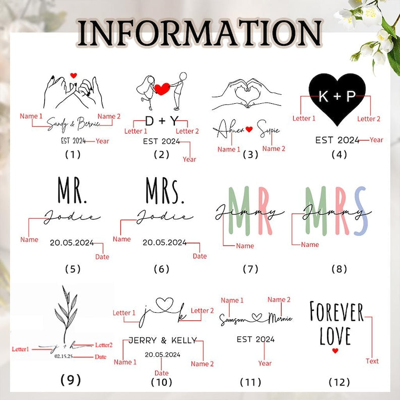 Personalized Mr & Mrs Coffee Mugs,Engagement Pottery Mug, Bridal Shower Gift,Custom Mug for Bride,New Wedding Gift For New Bride and Groom