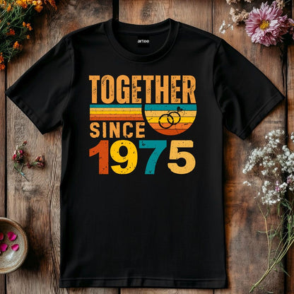 50 years married gift, 50th anniversary, 1975 anniversary gift, golden anniversary, golden wedding gift, 50th wedding present, anniversary