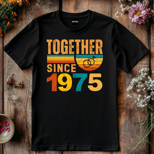 50 years married gift, 50th anniversary, 1975 anniversary gift, golden anniversary, golden wedding gift, 50th wedding present, anniversary