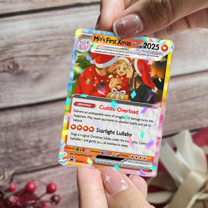 Personalized Pokemon Card, Custom Birthday Photo Art Card, Anniversary Proposal Invitation, Birthday Wedding Day Couples Engagement, Holiday