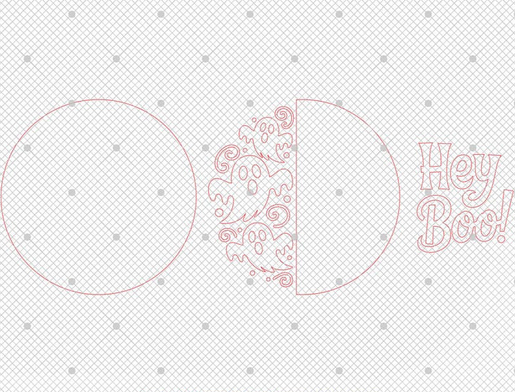 Halloween Door Hanger Bundle, Halloween Welcome Sign, Laser Cut , Gl, Door Decor Round Wood Sign