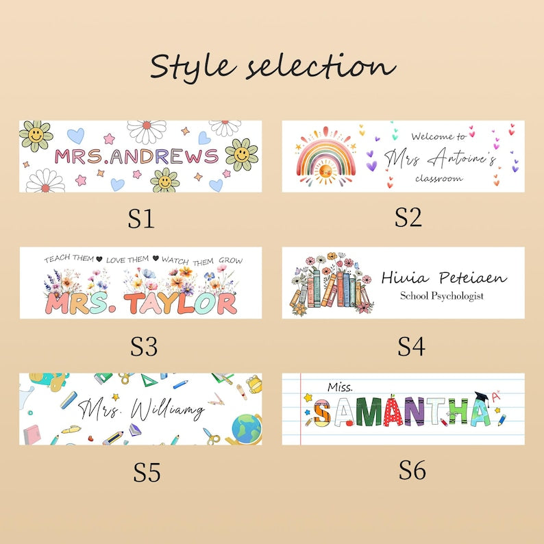 Custom Teacher Desk Name Plate, Teacher Name Sign, Teacher Acrylic Block Desk Sign, Teacher Appreciation Gift, Back To School Teacher Gifts