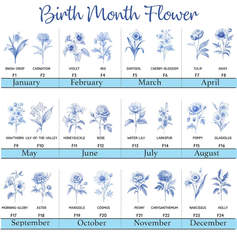 Personalized Jewelry Dish Gifts for Besties, BFF, Soul Sister, If Besties Were Flowers I'd Pick You, Custom Birth Month Flower with Name