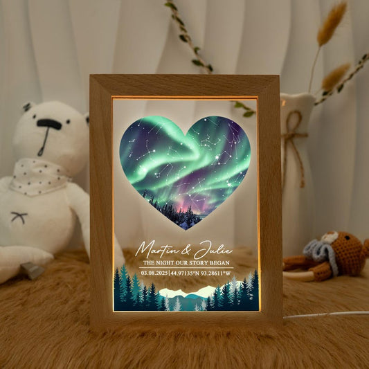 Personalized Star Map Night Light: Custom Constellation Gift