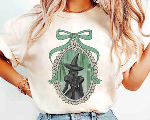 Coquette Bow Wicked Movie Inspired Pink & Green Couple Shirt, Changed For Good Shirt, Wizard Of Oz Shirt, Wicked Birthday Girl Gifts Tee il_794xN.7005337284_3ekr.jpg