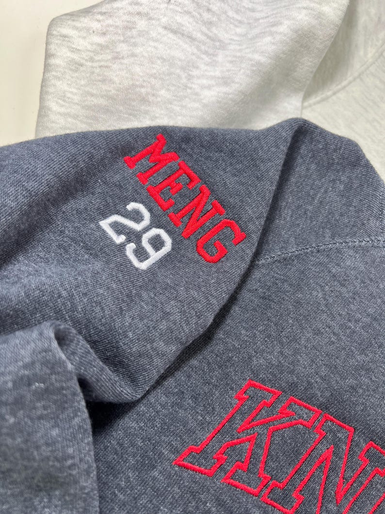 Custom Team Embroidered Sweatshirt/Hoodie, Sports Team Apparel, Custom Team Name, Custom Name and Number, Hockey/Soccer Hoodie, Game Day il_794xN.7006308615_7k7o.jpg