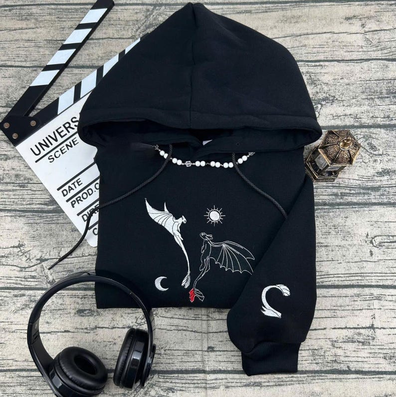 Toothless & Light Fury Embroidered T-Shirt, Toothless And Light Fury Couple Matching Sweater, How To Train Your Dragon Embroidery Hoodie il_794xN.7010994577_ghdr.jpg