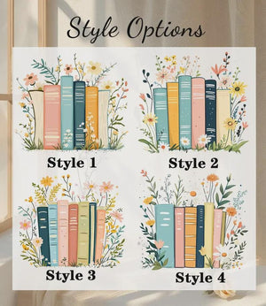 Personalized Book Vase, Acrylic Reader Gift, Custom Literary Decor