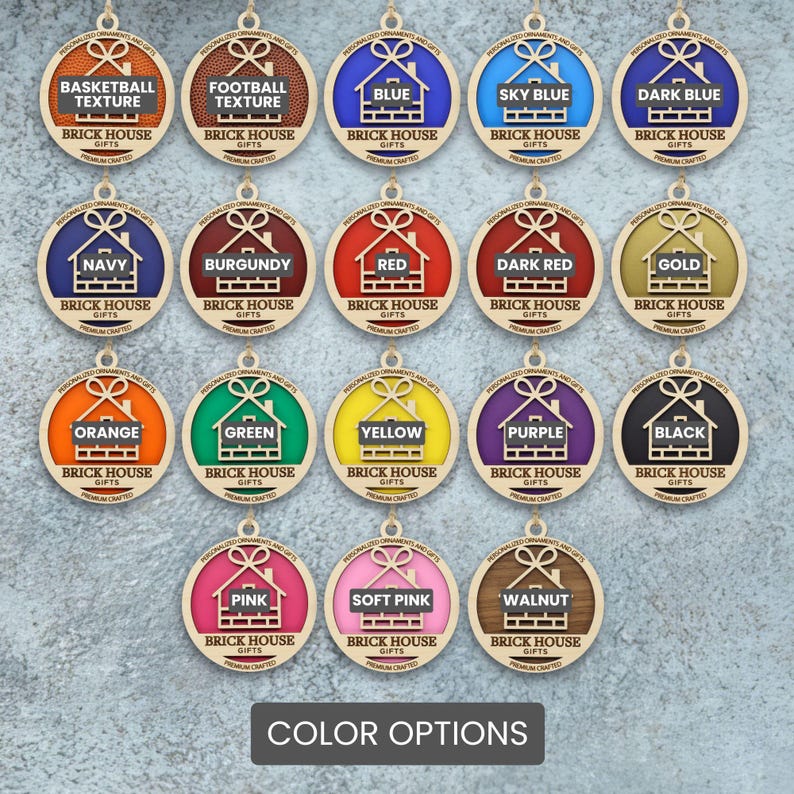 Personalized Volleyball Ornament, Engraved Wooden Sports Ornament with Name and custom text, Sports Jersey