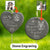Laser Engraved Pet Memorial Stone Custom Garden Hanging Plaque with Stake, Personalized Outdoor Dog or Cat Loss Gift, Pet Tribute Keepsake