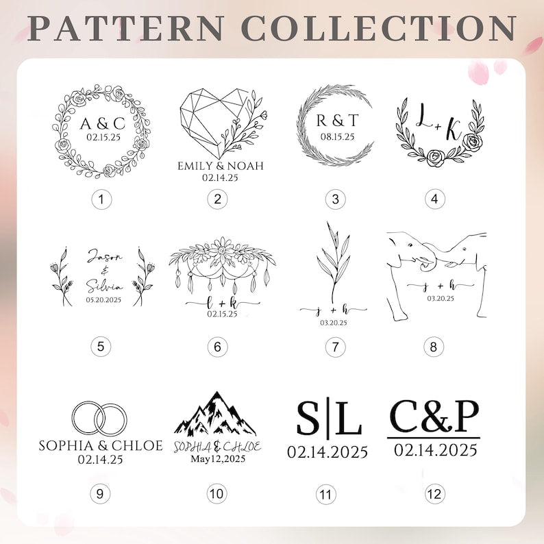 Ceramic Wedding Flower Vase With Name & Date,Custom Engagement Flower Vase,Gift for Newlywed,Engagement Gift,Wedding Gift,Bridal Shower Gift (No Bow)