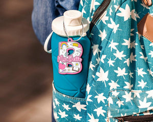 Personalized Teacher Initial Keychain, Back To School Gift, Custom Backpack Teacher Name Tag, Letter Charm, Kids Name Tag, Teacher Gift