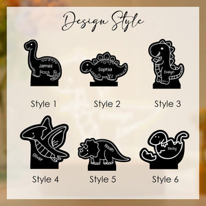 Custom Cute Dinosaur Night Light with Name,Baby First Birthday Gift,Led Acrylic Night Light,Gifts For Kids,Baby Nursery Decor,New Baby Gifts