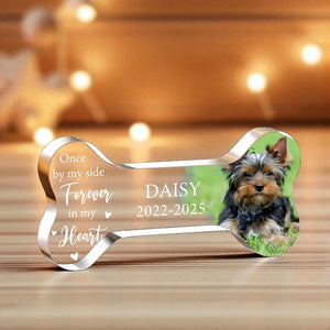Personalized Pet Memorial Plaque, Photo Pet Memorial Gift, Pet Loss Keepsake, Pet Memorial Photo Plaque, Sympathy Gift, Acrylic Photo Block