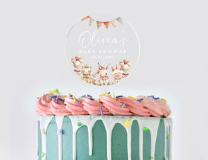 Personalised Baby Shower Cake Topper | Baby Shower | Cake Topper | Baby Shower Cake | Cute Cake Topper | Baby Shower Cake | Cake Topper