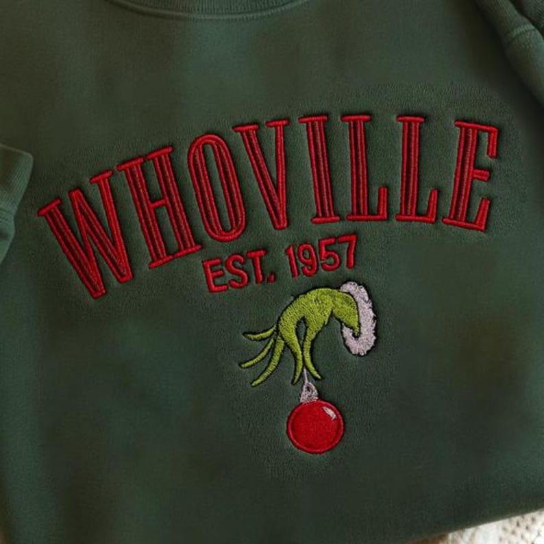 Christmas Embroidered Sweatshirt, Christmas Sweatshirt, Christmas Gifts for Friends, Christmas Gift, Funny Christmas Embroidered Sweatshirt