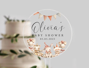 Personalised Baby Shower Cake Topper | Baby Shower | Cake Topper | Baby Shower Cake | Cute Cake Topper | Baby Shower Cake | Cake Topper