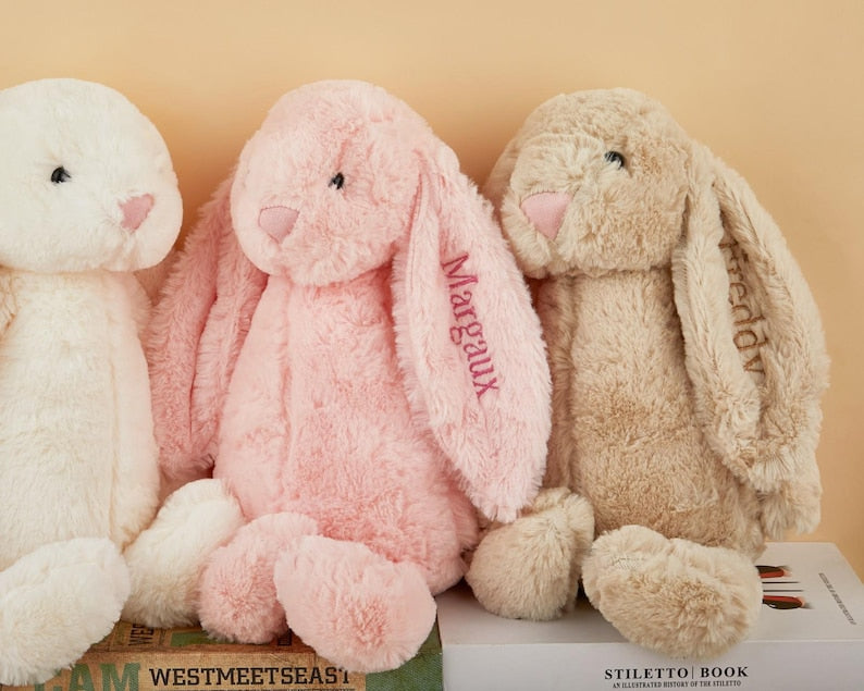 Personalized Embroidered Bunny Rabbit, Personalised Bunny Rabbit Toy,Custom Monogrammed Bunny Rabbit,Bunny Soft Plush Toy,Kids Birthday Gift il_794xN.7028459935_tq6s.jpg