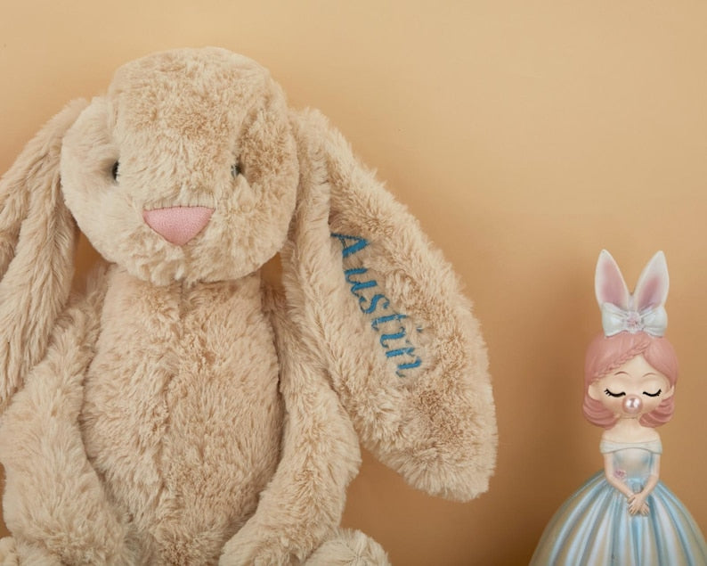 Personalized Embroidered Bunny Rabbit, Personalised Bunny Rabbit Toy,Custom Monogrammed Bunny Rabbit,Bunny Soft Plush Toy,Kids Birthday Gift il_794xN.7028459939_6fba.jpg