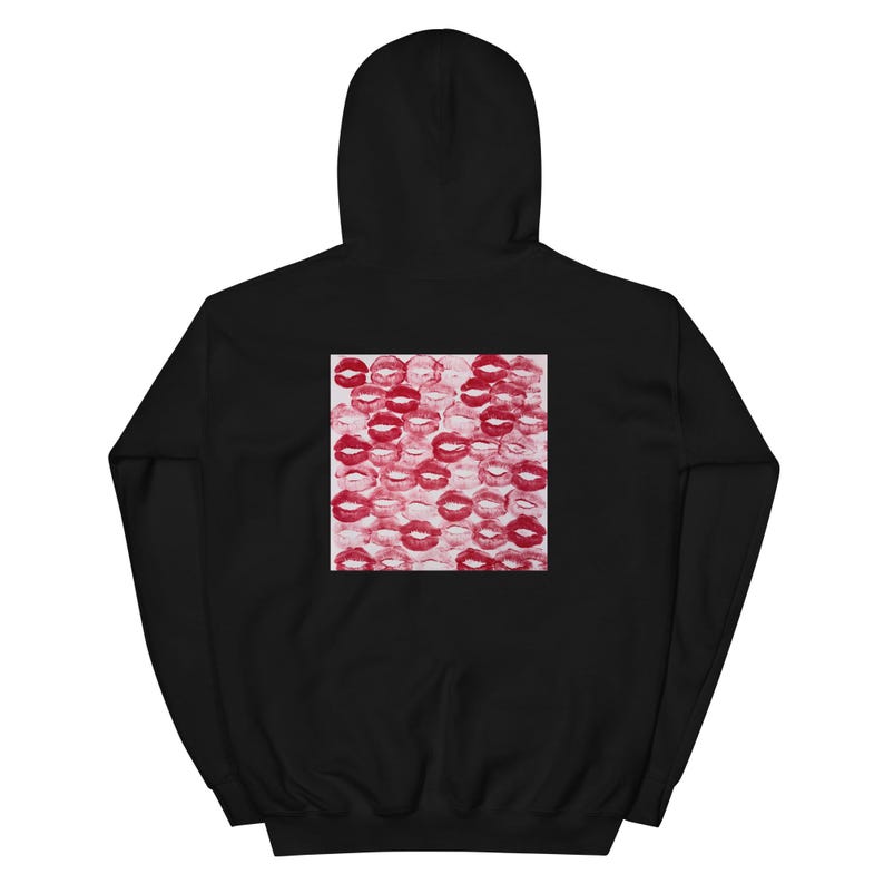 Custom Kiss Hoodie, Couples Sweatshirt, Boyfriend Gift, Valentines Day, Personalised Girlfriend Gift, Husband Gift, Anniversary Gift