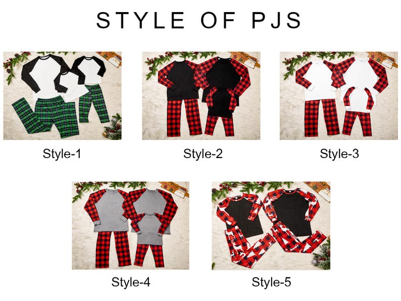 Personalized Family Christmas Pajamas: Matching Holiday PJs