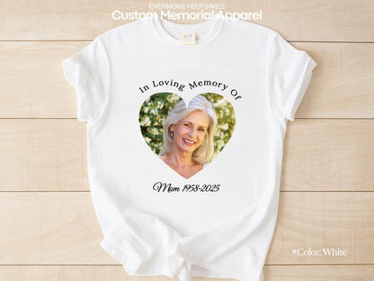 Personalized Memorial Photo Collage T-Shirt: Celebration of Life Remembrance Gift Memorial Gift For Loved Ones Family Gift
