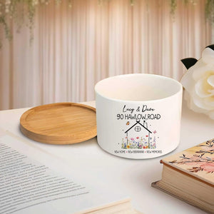 Personalized New Home Plant Pot, Custom Housewarming Gift, New Home Gift For Couples, Happy Engagement Gifts, New Homeowner Gifts