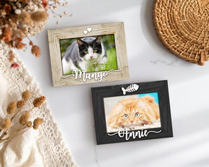 Personalized Pet Picture Frame,Dog Frame,Dog Memorial Gift,Pet Name Photo,Cat Dog Lover,Cat Memorial,Pet Portrait,New Pet Gift,Pet Keepsake