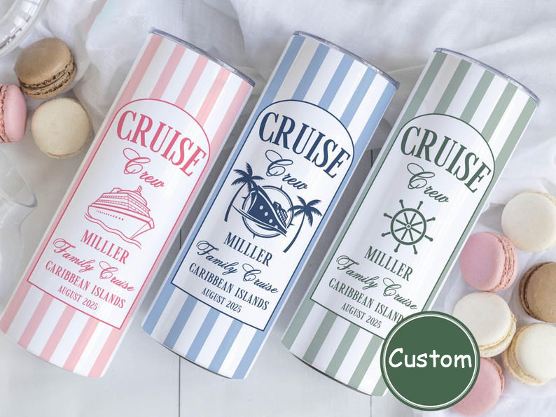 Custom Cruise Tumblers, Matching Cruise Tumblers Cruise Vacation Travel Cups Family Cruise Matching Tumblers for Cruise Cups Personalized