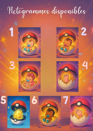 Pokemon inspiration card Pregnancy announcement Dad, You're going to become Uncle, Aunt, Grandpa, Grandma, baby announcement card, Do you want to be my Godfather