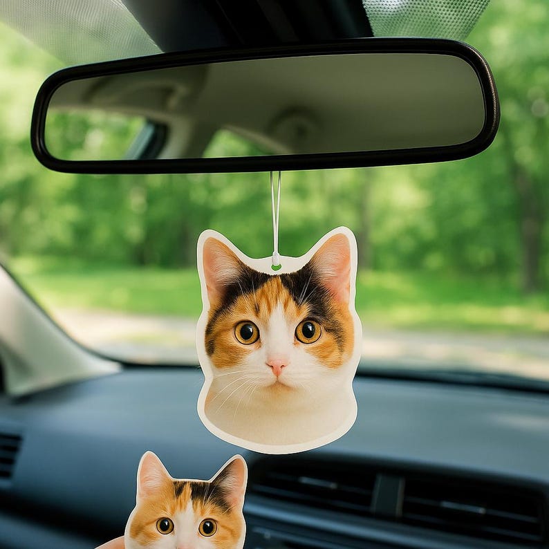 Personalized Picture Air Freshener, Custom Air Freshener, Couples Car Accessories, Photo Freshener, Car Freshies, Family Air Freshene