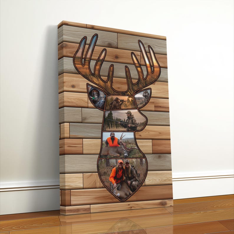 Deer Hunting Gifts Wall Art Personalized Gift For Husband Sentimental Gifts For Boyfriend Gifts For Men Who Have Everything Canvas Print