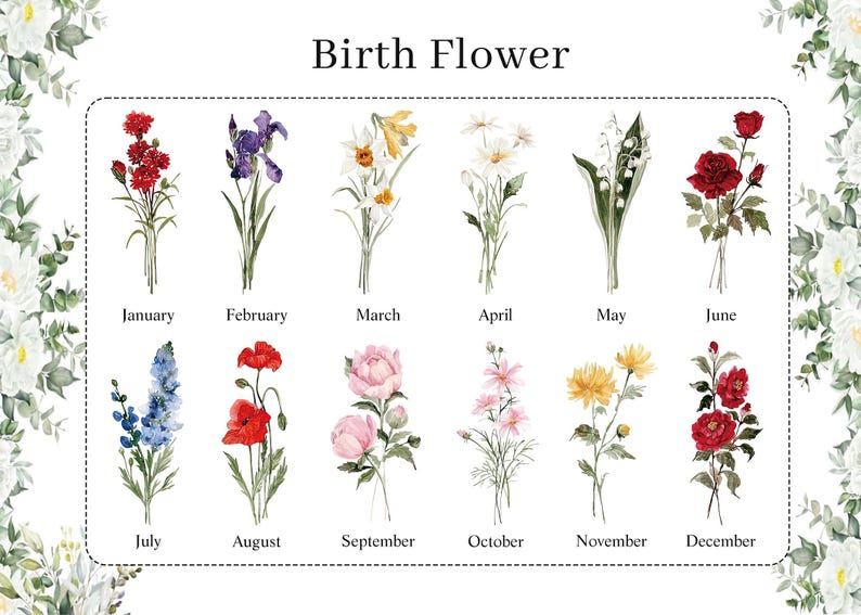 Custom Birth Flower Bookmark, Acrylic Bookmark Gift,Bookmark with Tassel,Birthday Gifts,Floral Bookmarks for Women,Book Lover Gift