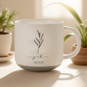 Personalized Mr & Mrs Coffee Mugs,Engagement Pottery Mug, Bridal Shower Gift,Custom Mug for Bride,New Wedding Gift For New Bride and Groom