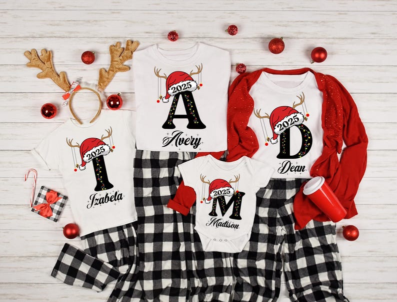 Custom Christmas Family Name 2025 Shirt, Christmas 2025 Shirt, Christmas Family Pajamas, Christmas Shirts, Personalized Christmas Shirt il_794xN.7048403948_ceh7.jpg