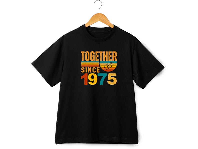 50 years married gift, 50th anniversary, 1975 anniversary gift, golden anniversary, golden wedding gift, 50th wedding present, anniversary