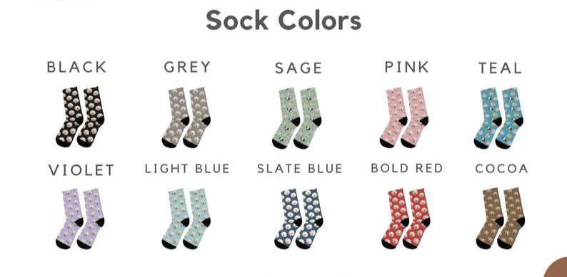 Custom Pet Golf Photo Socks Personalized Pet Socks Custom Dog Socks Custom Cat Socks Fathers Day Gifts Cat Dad Gift Dog Dad Gifts Dog Face