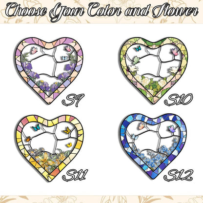 New Shape Pet Memorial Acrylic Suncatcher, Personalized Dog Portrait Sympathy Gifts, Pet Loss Gifts, Pet Keepsake Acrylic